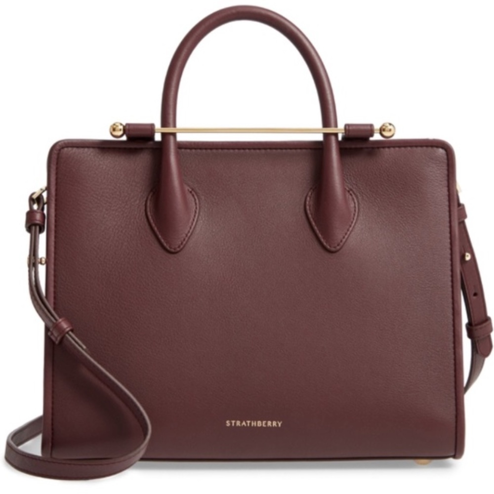 Strathberry Midi tote Burgundy